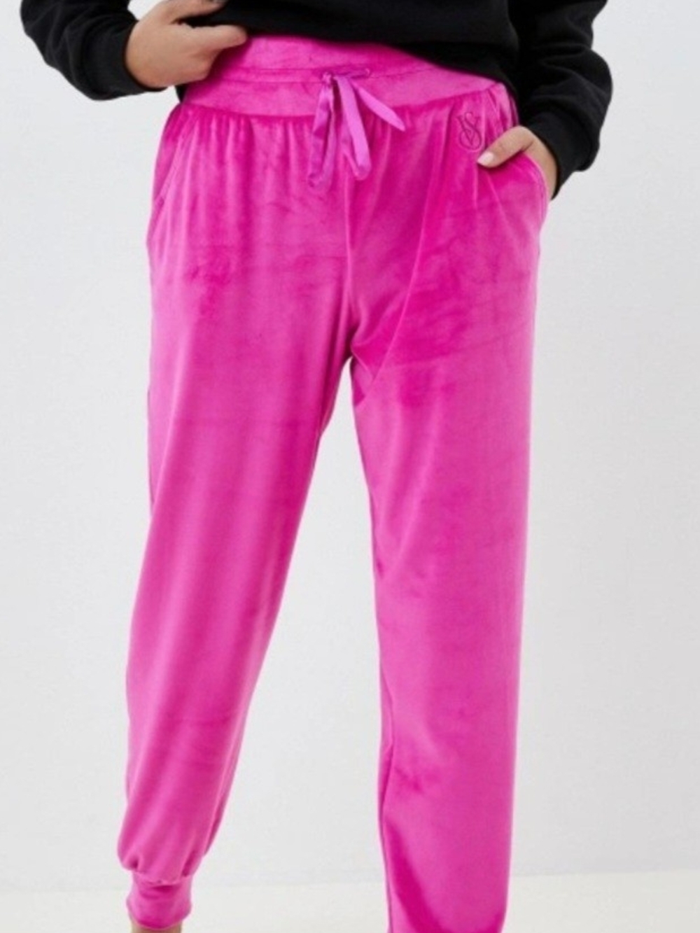 Victoria's Secret Hot Pink Velour Joggers XL